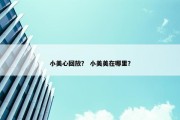 小美心回放？ 小美美在哪里？