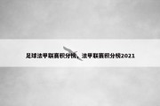 足球法甲联赛积分榜，法甲联赛积分榜2021