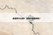 欧冠杯什么样？ 欧冠杯参赛球队？