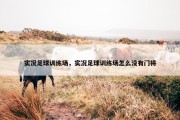 实况足球训练场，实况足球训练场怎么没有门将