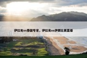 伊拉克vs泰国专家，伊拉克vs伊朗比赛直播