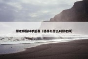 绿老师格林季后赛（格林为什么叫绿老师）