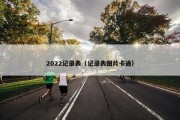 2022记录表（记录表图片卡通）