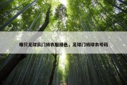 哪只足球队门将衣服绿色，足球门将球衣号码