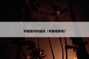 钟丽缇训练回放（钟丽缇锻炼）