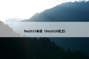 fm2017身后（fm2016后卫）