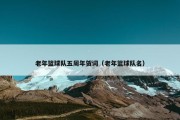 老年篮球队五周年贺词（老年篮球队名）