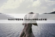 fm2017年轻中场（fm2017中场怎么配才强）
