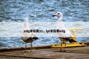 edg季后赛31，lpl季后赛edg