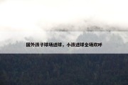 国外孩子球场进球，小孩进球全场欢呼