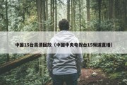 中国15台高清回放（中国中央电视台15频道直播）