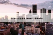 fm2017后卫小牛（fm2021中场小牛）