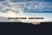 欧洲杯足球杯气球布置？ 欧洲杯专用球价格？