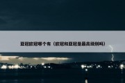 亚冠欧冠哪个有（欧冠和亚冠是最高级别吗）
