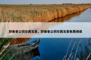 野兽老公切尔西文章，野兽老公切尔西文章免费阅读
