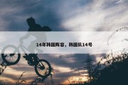 14年韩国阵容，韩国队14号