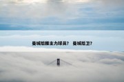 曼城后腰主力球员？ 曼城后卫？