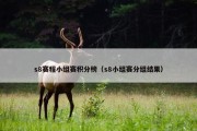 s8赛程小组赛积分榜（s8小组赛分组结果）