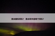 黑白图标球队？ 黑白球衣是哪个球队？
