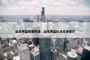 山东男篮联赛阵容，山东男篮队员名单照片