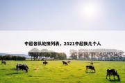 中超各队轮换列表，2021中超换几个人