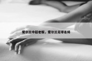 爱尔兰中超老板，爱尔兰足球名将