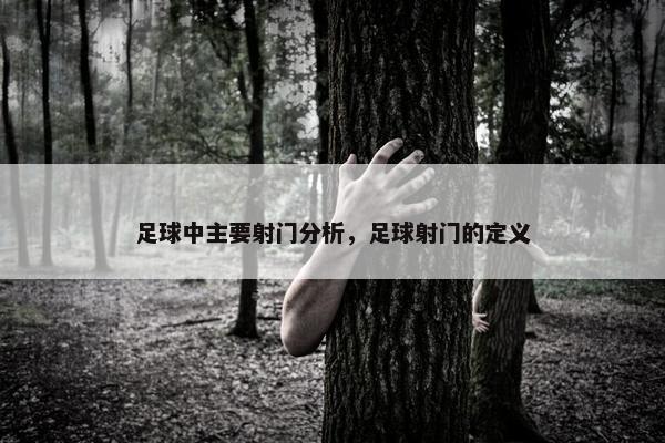 足球中主要射门分析，足球射门的定义