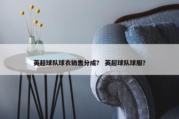 英超球队球衣销售分成？ 英超球队球服？