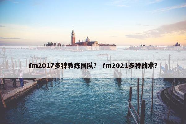 fm2017多特教练团队？ fm2021多特战术？