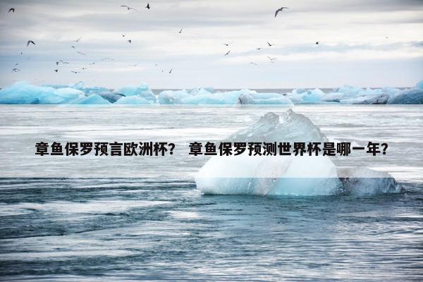 章鱼保罗预言欧洲杯？ 章鱼保罗预测世界杯是哪一年？