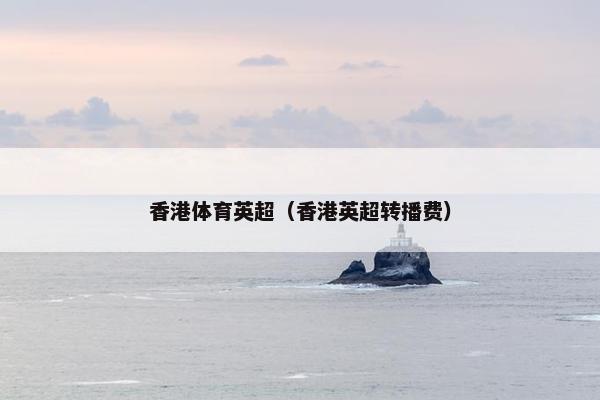 香港体育英超（香港英超转播费）