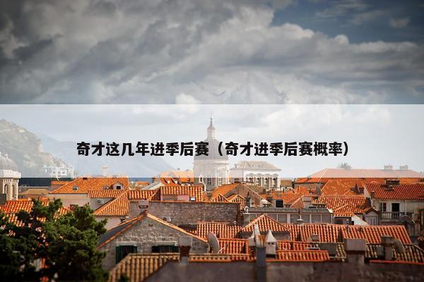 奇才这几年进季后赛（奇才进季后赛概率）