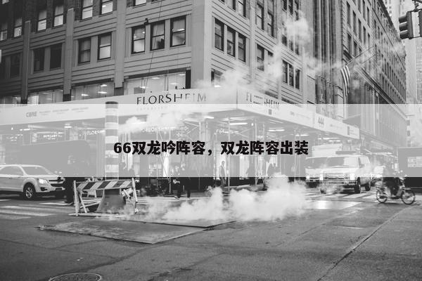 66双龙吟阵容，双龙阵容出装