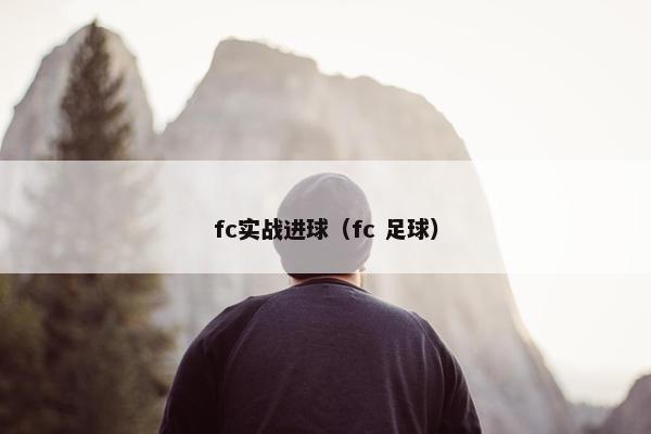fc实战进球（fc 足球）
