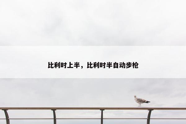 比利时上半，比利时半自动步枪
