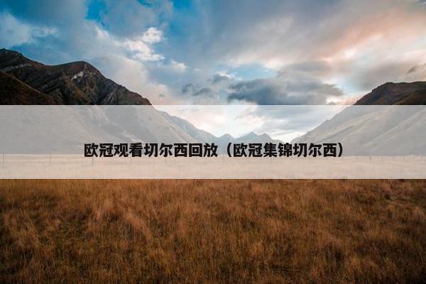 欧冠观看切尔西回放（欧冠集锦切尔西）
