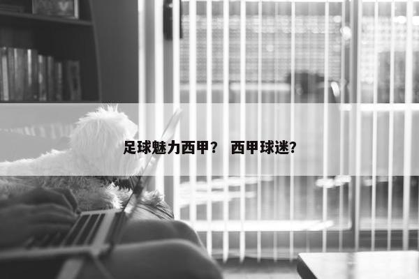 足球魅力西甲？ 西甲球迷？