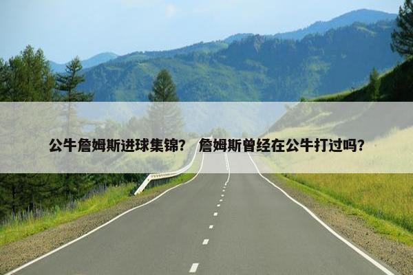 公牛詹姆斯进球集锦？ 詹姆斯曾经在公牛打过吗？