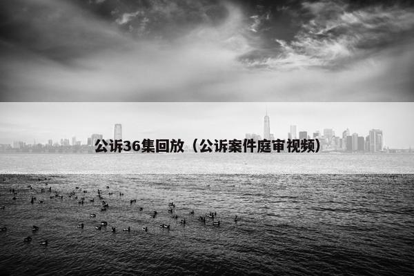 公诉36集回放（公诉案件庭审视频）