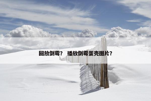 回放倒霉？ 播放倒霉蛋壳图片？