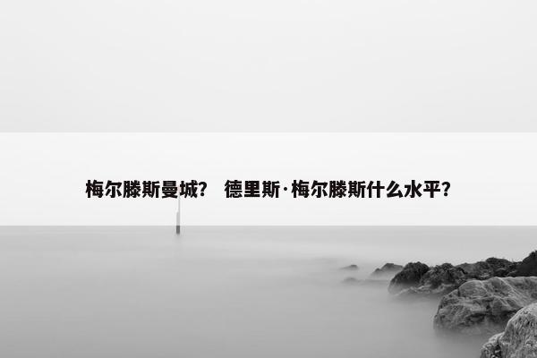 梅尔滕斯曼城？ 德里斯·梅尔滕斯什么水平？