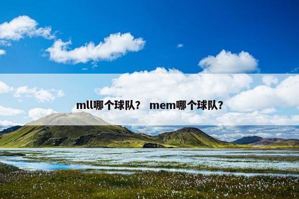 mll哪个球队？ mem哪个球队？