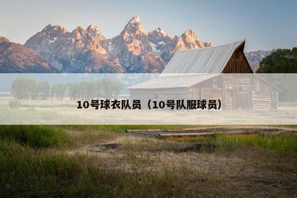 10号球衣队员（10号队服球员）
