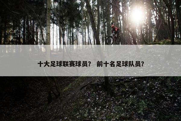 十大足球联赛球员？ 前十名足球队员？