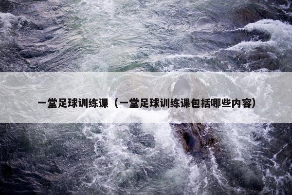 一堂足球训练课（一堂足球训练课包括哪些内容）