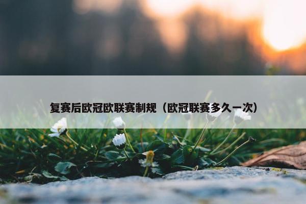 复赛后欧冠欧联赛制规（欧冠联赛多久一次）