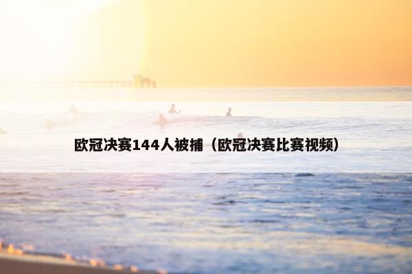 欧冠决赛144人被捕（欧冠决赛比赛视频）