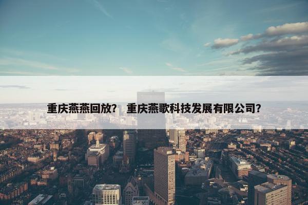 重庆燕燕回放？ 重庆燕歌科技发展有限公司？