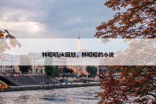 林昭昭pk回放，林昭昭的小说