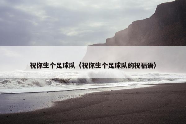 祝你生个足球队（祝你生个足球队的祝福语）